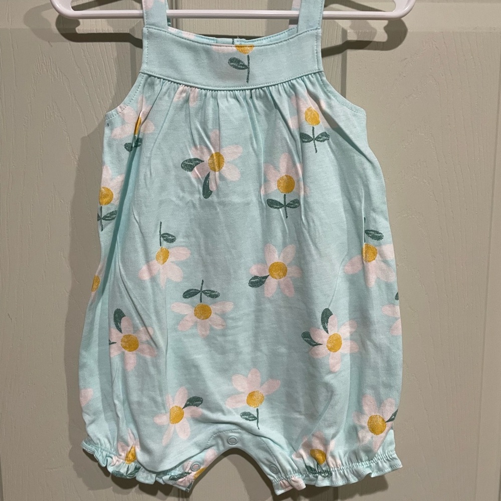 Carter's Blue and Yellow Romper